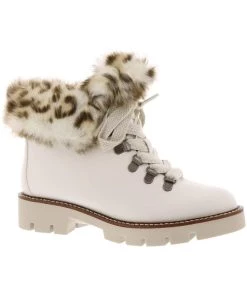 Best Pirce ๐ฏ White Mountain Glamorous ๐ฉ Womens Faux Leather Faux Fur Combat & Lace-up ๐ฅพ Boots ๐