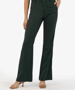 New ๐ฅ Kut From The Kloth ๐ฉ women Ana Flare Trouser in Deep Green ๐ฏ
