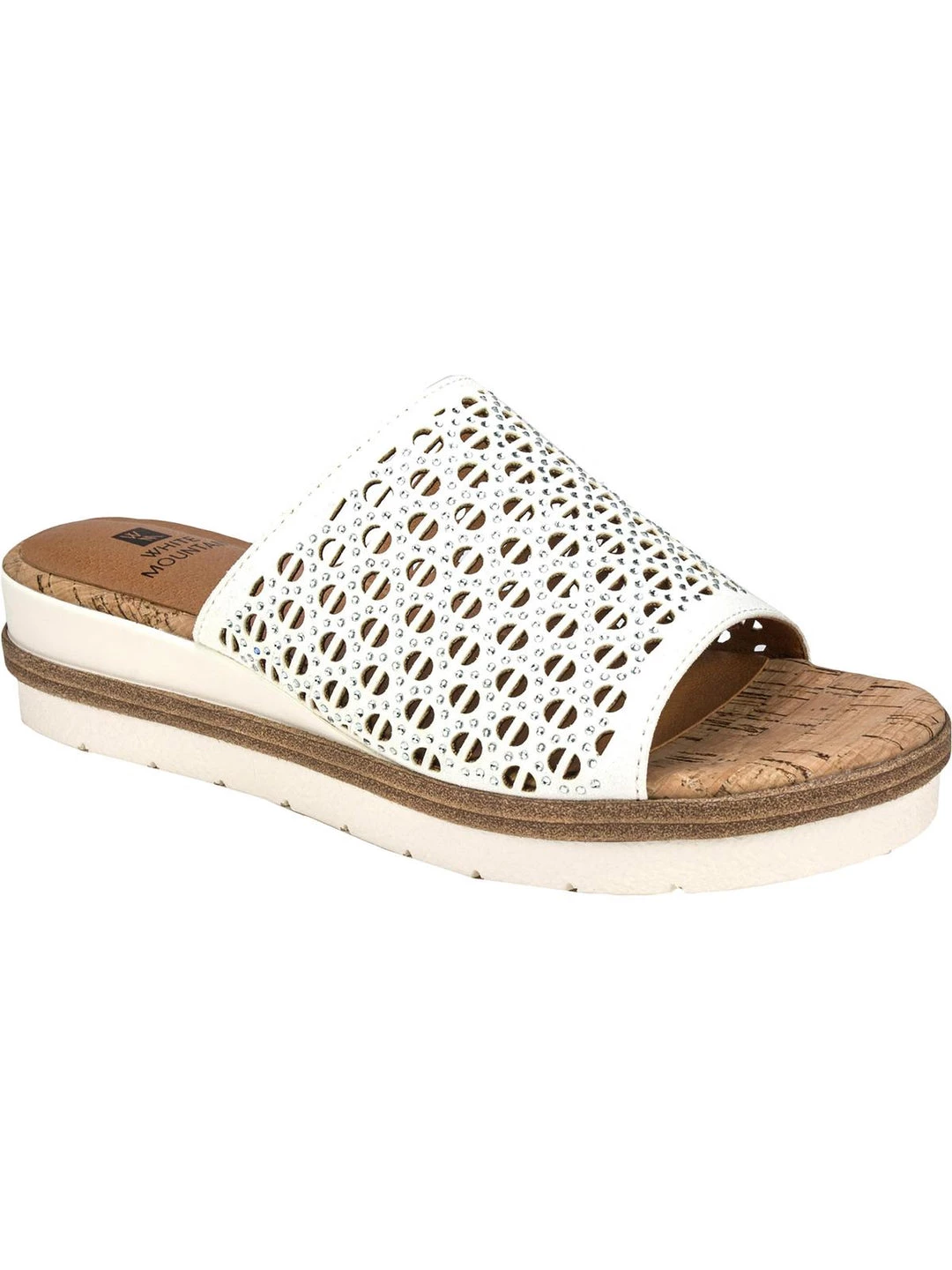 Budget ๐ White Mountain Natasha ๐ฉ Womens Slip On Open Toe Wedge ๐ฉด Sandals ๐ 1 Budget ๐ White Mountain Natasha ๐ฉ Womens Slip On Open Toe Wedge ๐ฉด Sandals ๐