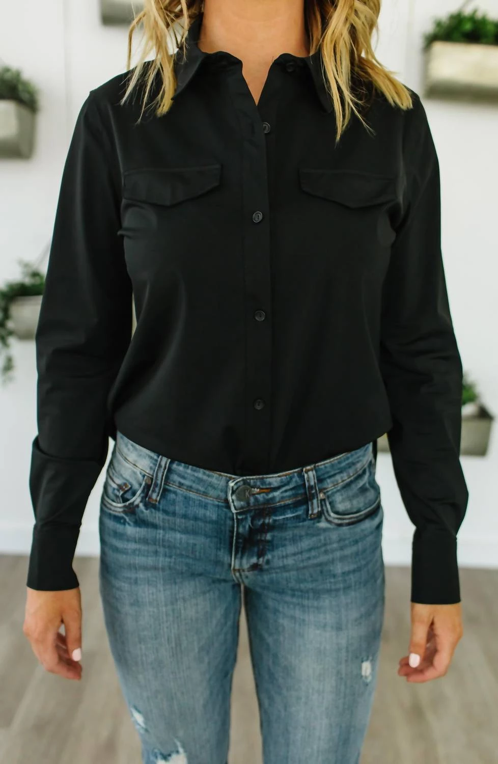 Coupon π Lysse π© women Brinkley Button Down π Shirt in Black π€© 1 Coupon π Lysse π© women Brinkley Button Down π Shirt in Black π€©