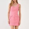 Cheapest ✔️ ENDLESS ROSE 👩 women Tweed Pocket Detail Mini 👗 Dress 🎁