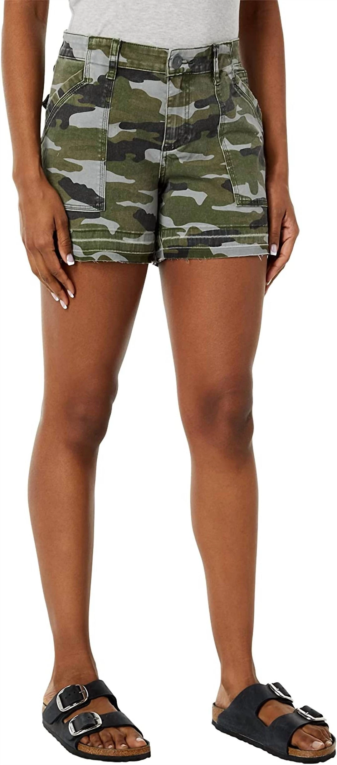 Deals 🎁 Kut From The Kloth 👩 women Alice Camo Short in Olive/Grey 😉 1 Deals 🎁 Kut From The Kloth 👩 women Alice Camo Short in Olive/Grey 😉