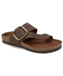 Promo 🎁 White Mountain Harley 👩 Womens Buckle Slip On Footbed 🩴 Sandals 🌟