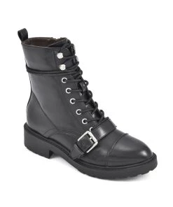 Coupon ๐ White Mountain Decree ๐ฉ Womens Faux Leather Block Heel Combat & Lace-up ๐ฅพ Boots ๐