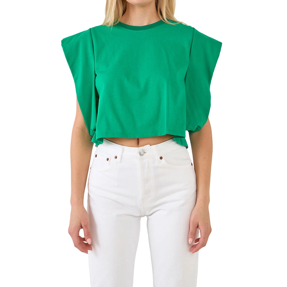 Coupon โ๏ธ ENDLESS ROSE ๐ฉ women Drop Shoulder Cropped Top ๐ 4 Coupon โ๏ธ ENDLESS ROSE ๐ฉ women Drop Shoulder Cropped Top ๐ - Image 4