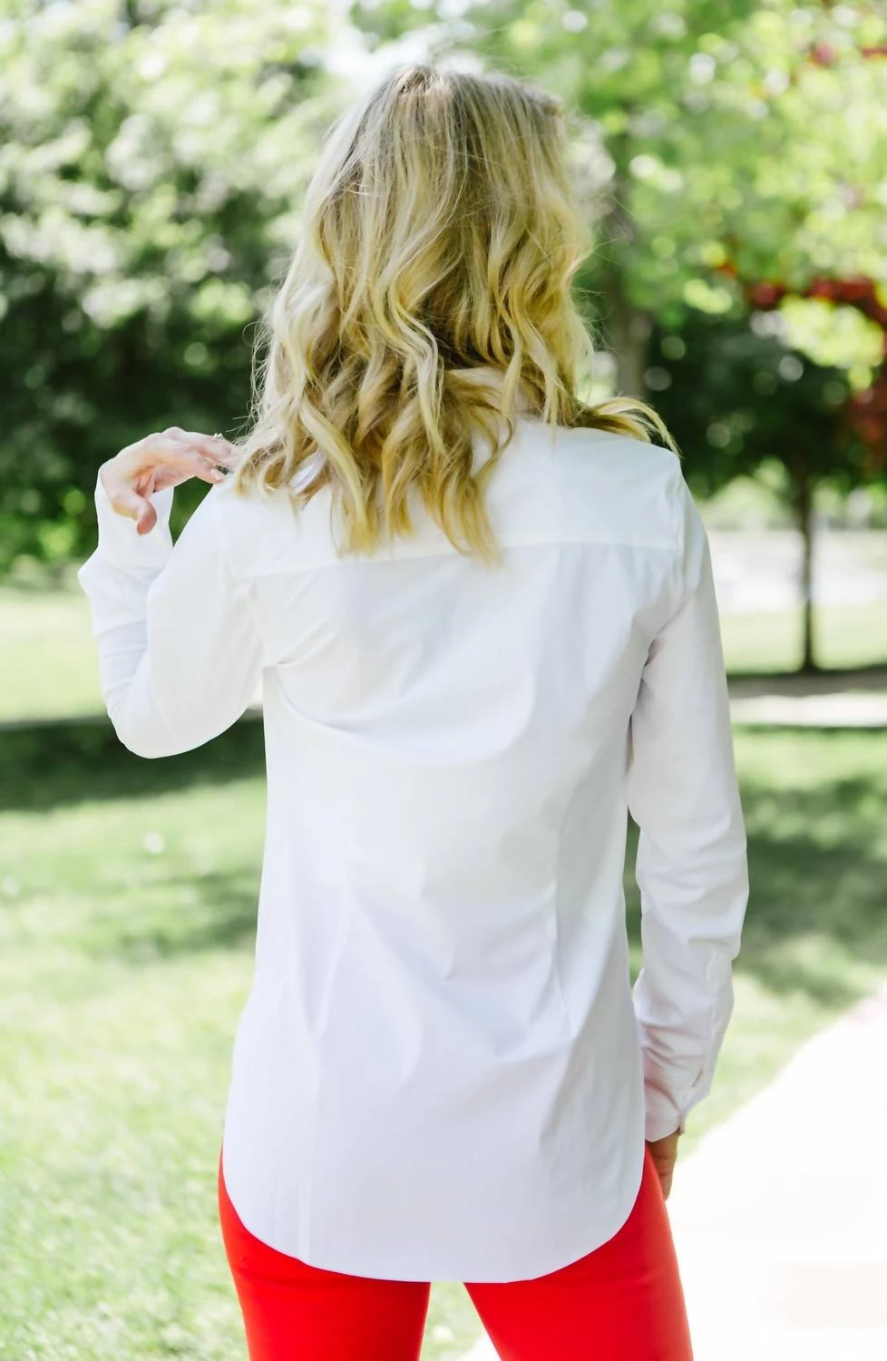 Coupon βοΈ Lysse π© women Brinkley Button Down π Shirt in White π€© 3 Coupon βοΈ Lysse π© women Brinkley Button Down π Shirt in White π€© - Image 3