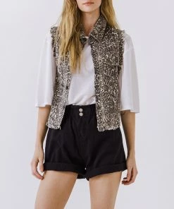 Hot Sale โค๏ธ ENDLESS ROSE ๐ฉ women Animal Print Vest ๐
