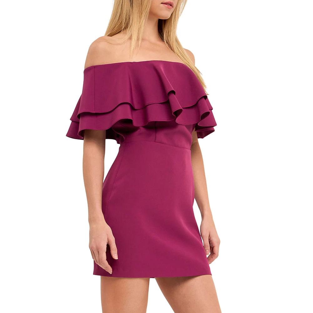 Deals 💯 ENDLESS ROSE 👩 women Ruffled Off Shoulder Mini 👗 Dress ✨ 3 Deals 💯 ENDLESS ROSE 👩 women Ruffled Off Shoulder Mini 👗 Dress ✨ - Image 3