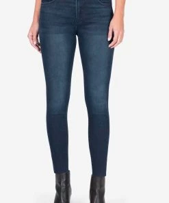 Best Sale 🔔 Kut From The Kloth 👩 women Personally Connie Fab Ab 👖 Jeans in Dark Wash 👏