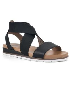 Deals 😀 White Mountain Distribute 👩 Womens Slip On Open Toe Gladiator 🩴 Sandals 👏