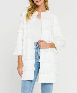 Top 10 ๐ ENDLESS ROSE ๐ฉ women Fringe Detail Jacket โค๏ธ