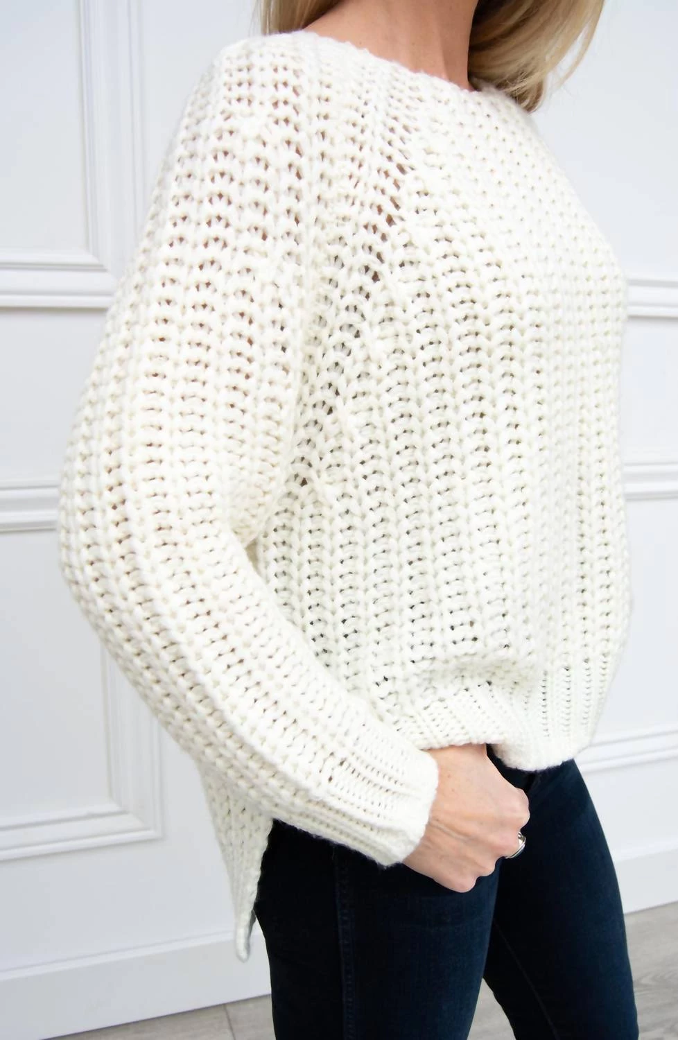 Budget π Kut From The Kloth π© women Page Chunky Crew Neck Sweater in Ivory β¨ 2 Budget π Kut From The Kloth π© women Page Chunky Crew Neck Sweater in Ivory β¨ - Image 2