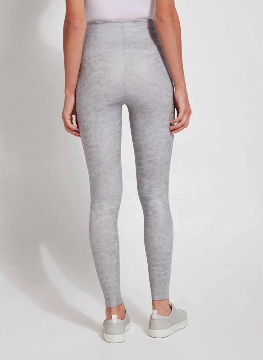 Budget π₯ Lysse π© women Matilda Foil Legging in Pearl Grey π 2 Budget π₯ Lysse π© women Matilda Foil Legging in Pearl Grey π - Image 2