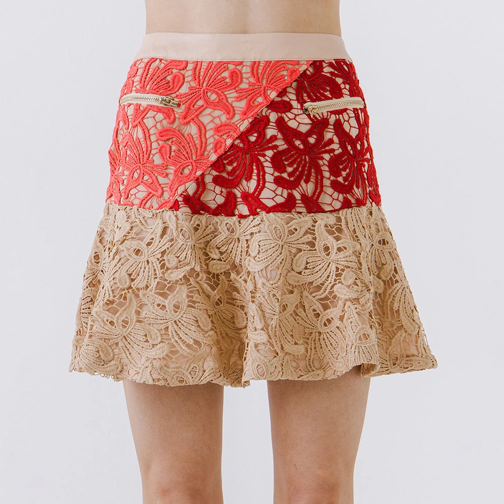 Top 10 💯 ENDLESS ROSE 👩 women All Over Lace Mini 👗 Skirt 👏 4 Top 10 💯 ENDLESS ROSE 👩 women All Over Lace Mini 👗 Skirt 👏 - Image 4