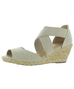 Wholesale ๐ White Mountain Hudlin ๐ฉ Womens Slip On Open Toe Wedge ๐ฉด Sandals ๐