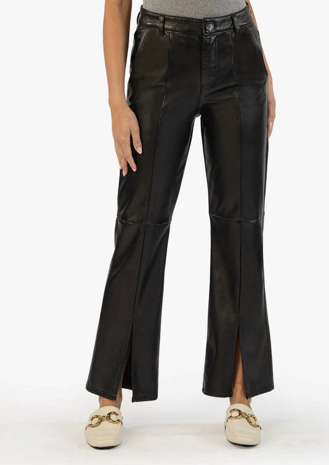 Cheapest ๐ Kut From The Kloth ๐ฉ women Ellery Front Hem Slit Crop Pants in Black ๐ฏ 1 Cheapest ๐ Kut From The Kloth ๐ฉ women Ellery Front Hem Slit Crop Pants in Black ๐ฏ