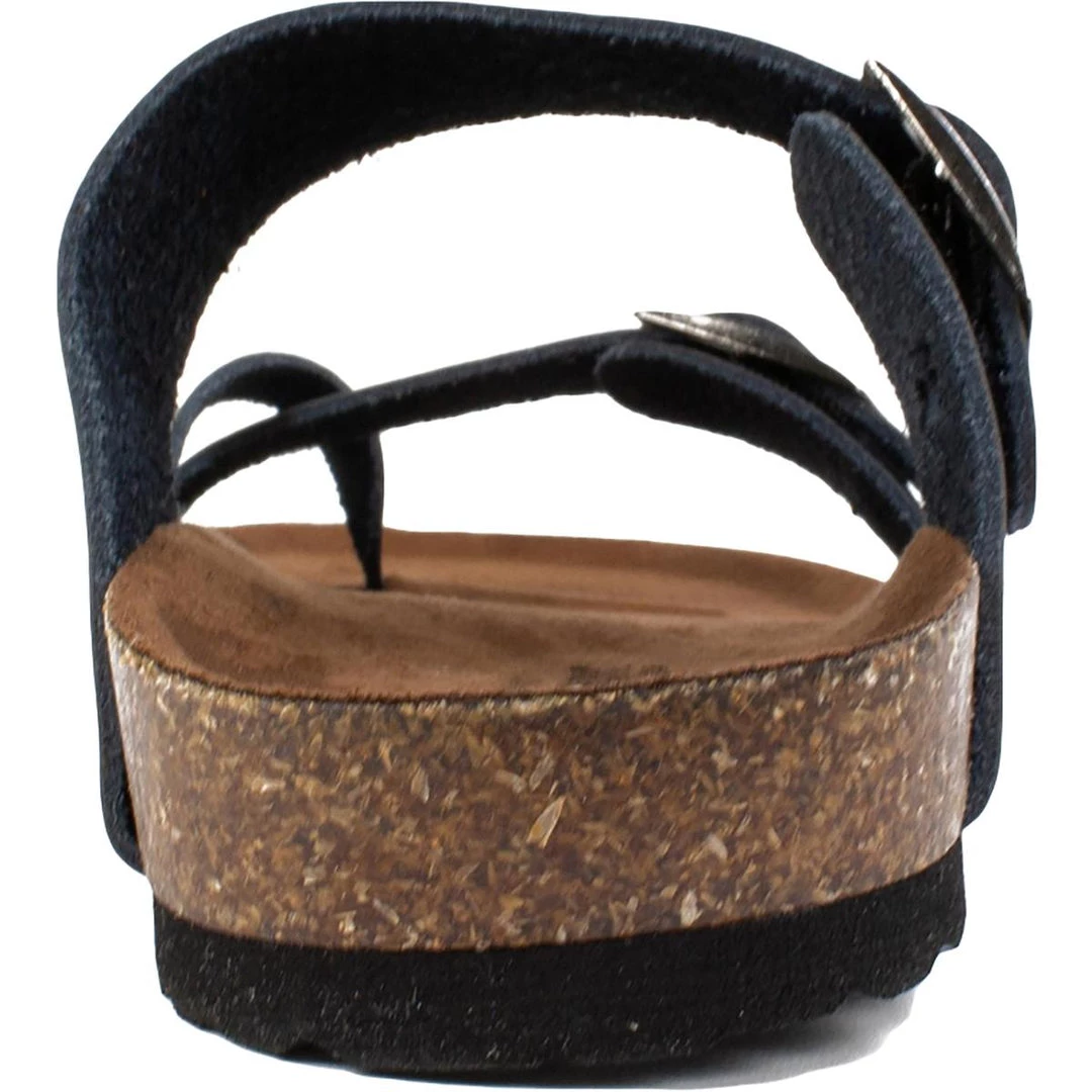 Outlet 🔔 White Mountain Gracie 👩 Womens Leather Flat Footbed 🩴 Sandals ⌛ 2 Outlet 🔔 White Mountain Gracie 👩 Womens Leather Flat Footbed 🩴 Sandals ⌛ - Image 2