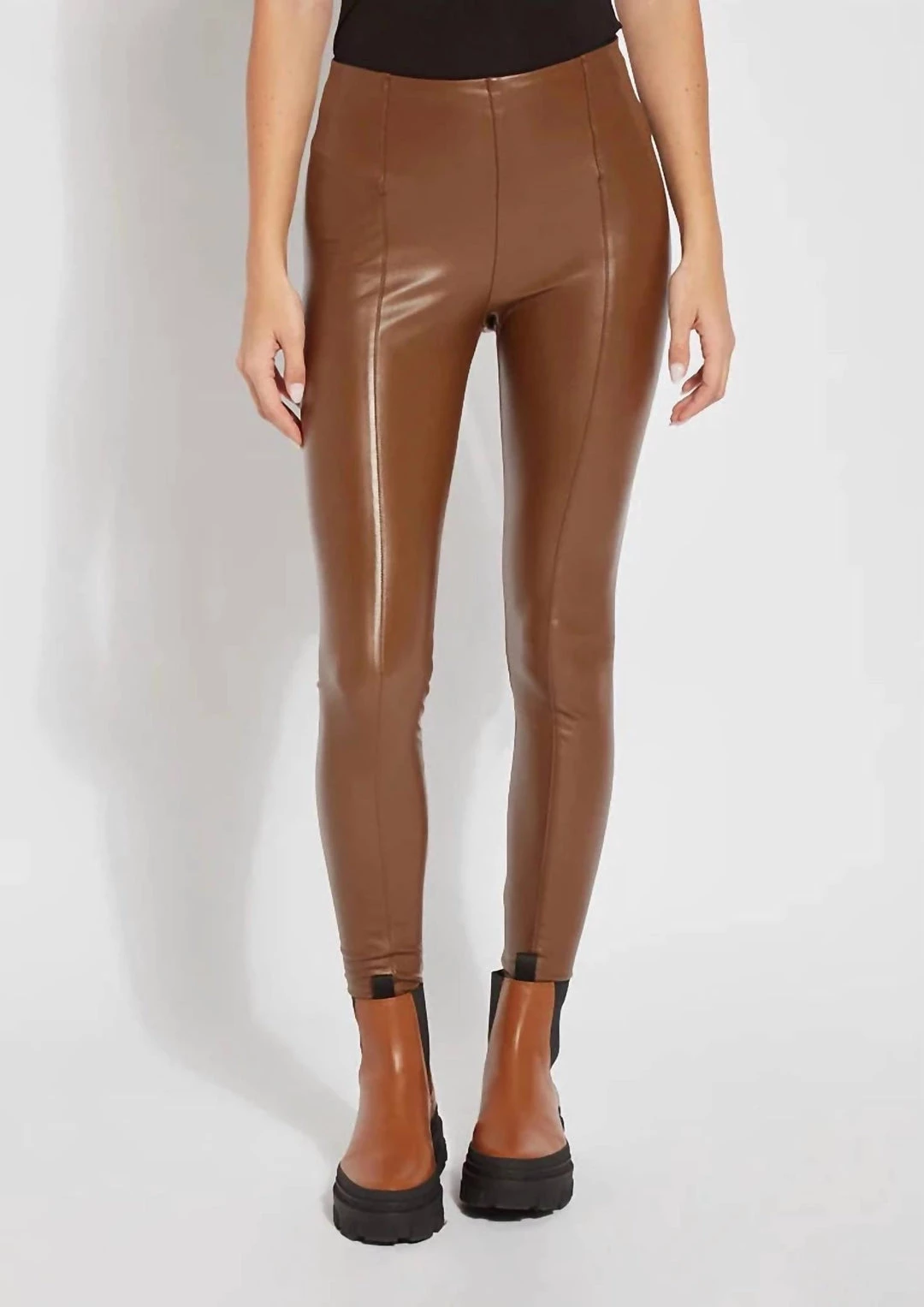 Outlet ๐ Lysse ๐ฉ women Hi Waist Vegan Leather Legging in Bronze ๐งจ 1 Outlet ๐ Lysse ๐ฉ women Hi Waist Vegan Leather Legging in Bronze ๐งจ