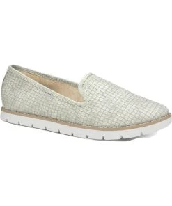 Cheapest 🌟 White Mountain Denny 👩 Womens Faux Leather Embellished Loafers 🎁