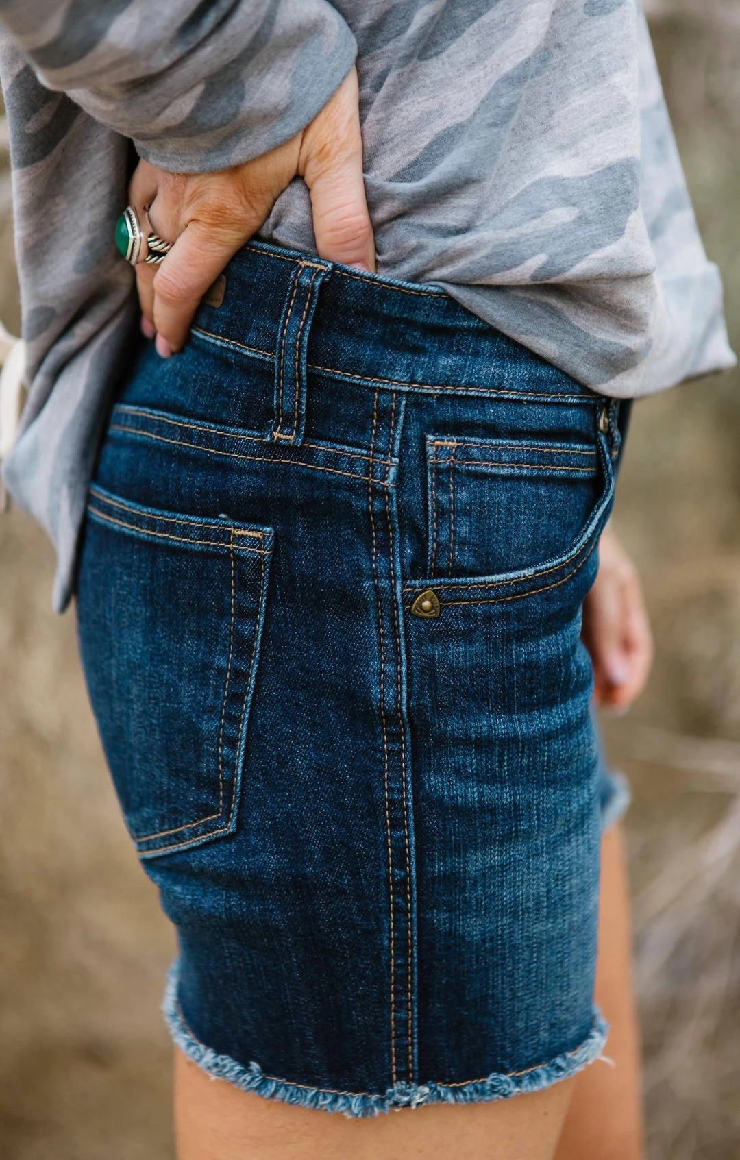 Best deal π― Kut From The Kloth π© women Gidget Frey Short in Blue π 3 Best deal π― Kut From The Kloth π© women Gidget Frey Short in Blue π - Image 3