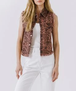 Flash Sale โ๏ธ ENDLESS ROSE ๐ฉ women Animal Print Vest ๐งจ