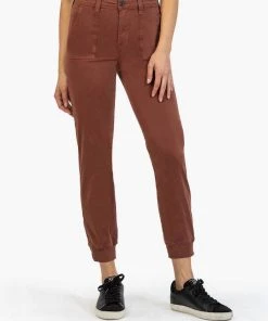 Discount ๐ Kut From The Kloth ๐ฉ women Chris High Rise Utility Jogger in Nutmeg ๐