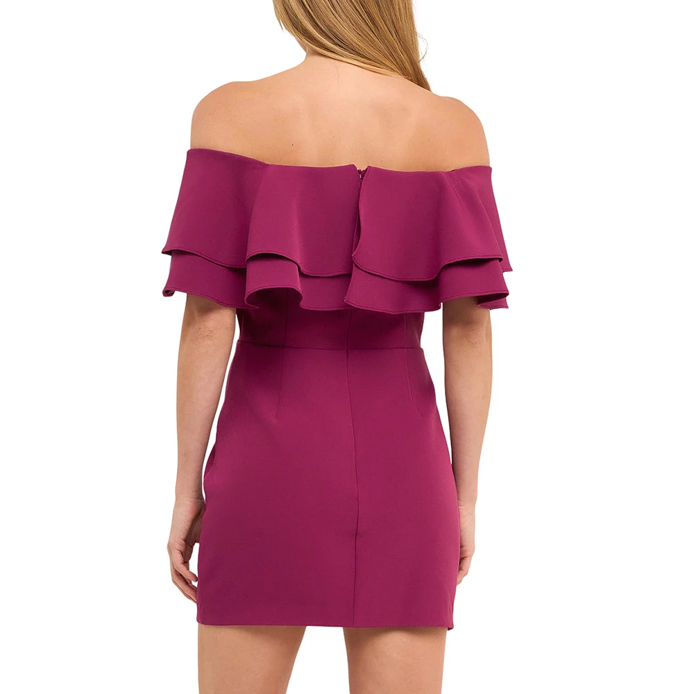 Deals 💯 ENDLESS ROSE 👩 women Ruffled Off Shoulder Mini 👗 Dress ✨ 2 Deals 💯 ENDLESS ROSE 👩 women Ruffled Off Shoulder Mini 👗 Dress ✨ - Image 2