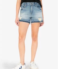 Brand new 🛒 Kut From The Kloth 👩 women Jane High Rise Short in Veritable Wash 🎁