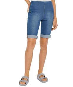 Brand new 🥰 Lysse Boyfriend 👩 Womens Cuffed Pull On Flat Front 👏