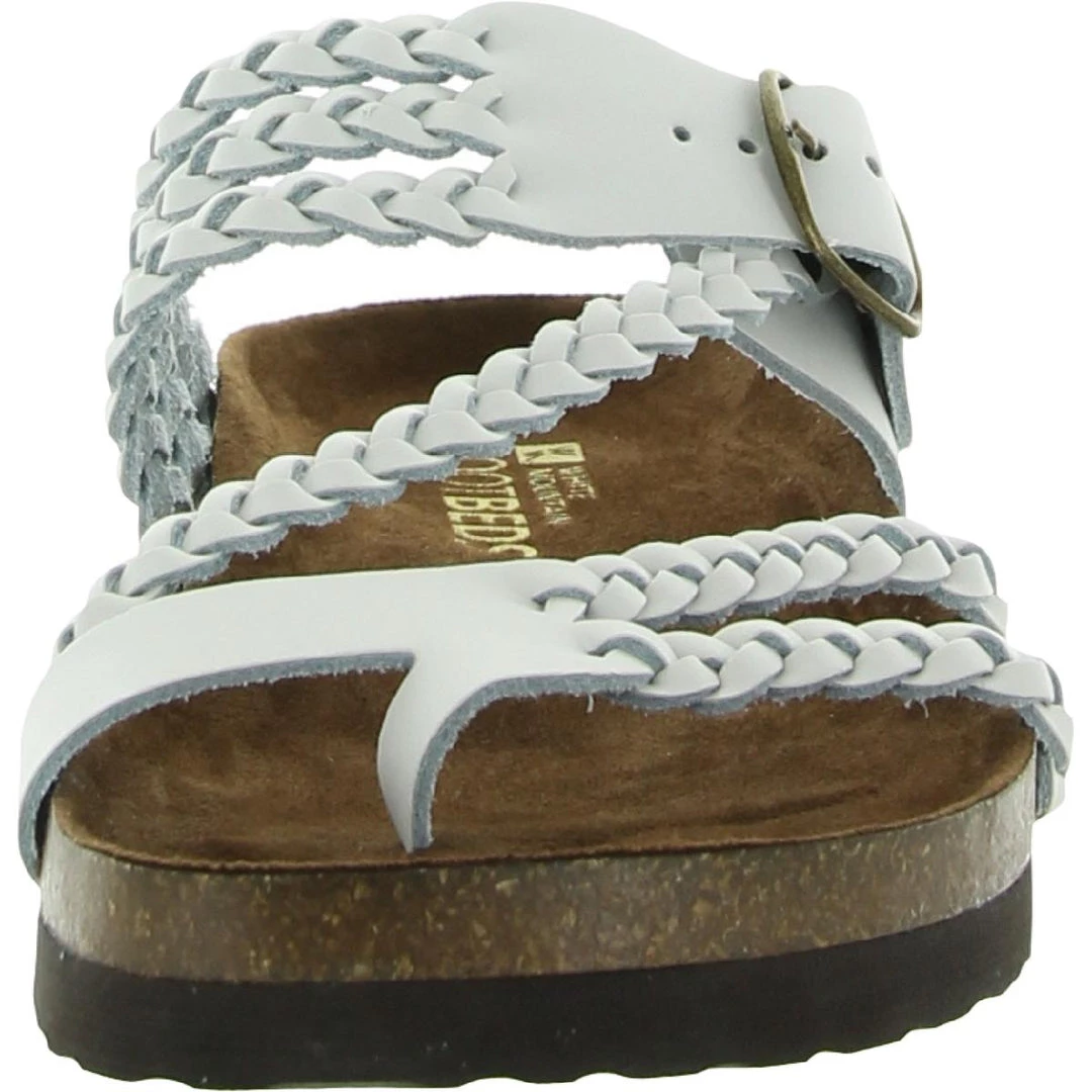 New ๐ White Mountain Hayleigh ๐ฉ Womens Leather Braided Footbed ๐ฉด Sandals โจ 3 New ๐ White Mountain Hayleigh ๐ฉ Womens Leather Braided Footbed ๐ฉด Sandals โจ - Image 3