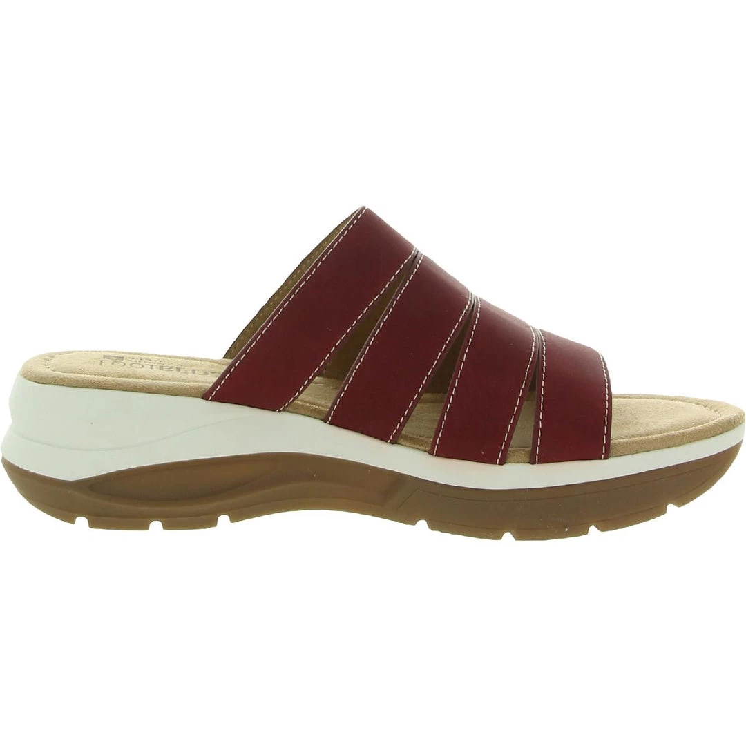 Cheapest ๐งจ White Mountain Facinate ๐ฉ Womens Faux Leather Cushioned Footbed Footbed ๐ฉด Sandals โจ 3 Cheapest ๐งจ White Mountain Facinate ๐ฉ Womens Faux Leather Cushioned Footbed Footbed ๐ฉด Sandals โจ - Image 3