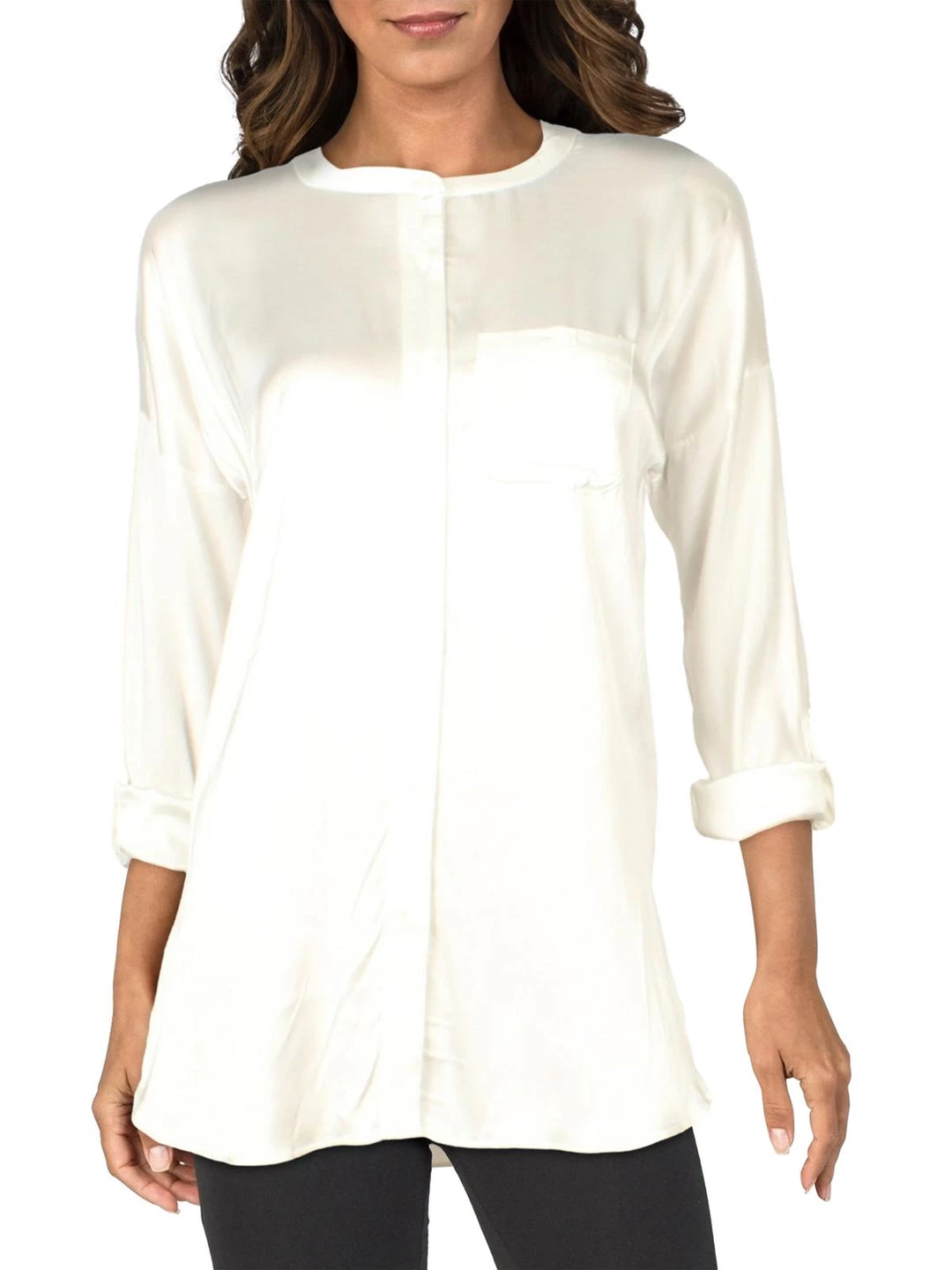 Best deal โ๏ธ Lysse ๐ฉ Womens Satin ๐ Dressy Button-Down Top โค๏ธ 1 Best deal โ๏ธ Lysse ๐ฉ Womens Satin ๐ Dressy Button-Down Top โค๏ธ