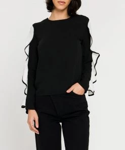 Outlet 😍 ENDLESS ROSE 👩 women Cascading Ruffle Blouse 🎉