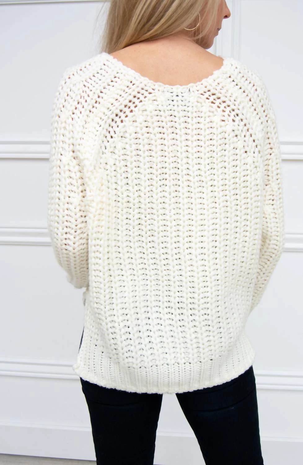 Budget π Kut From The Kloth π© women Page Chunky Crew Neck Sweater in Ivory β¨ 3 Budget π Kut From The Kloth π© women Page Chunky Crew Neck Sweater in Ivory β¨ - Image 3