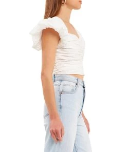 Best Sale 😍 ENDLESS ROSE 👩 women Shirring Detail Puff Sleeve Cropped Top 🎉 6 Best Sale 😍 ENDLESS ROSE 👩 women Shirring Detail Puff Sleeve Cropped Top 🎉 -White Mountain Shop d93c198eab18499db512a2577b24ec92 dec4033f 4233 4060 b3ea eabc615105ac 1080x
