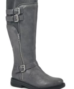 Brand new โจ White Mountain Mazed ๐ฉ Womens Faux Leather Tall Knee-High ๐ฅพ Boots โ๏ธ