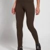 Best deal ⭐ Lysse 👩 women Signature Center Seam Legging in Deep Olive 😍