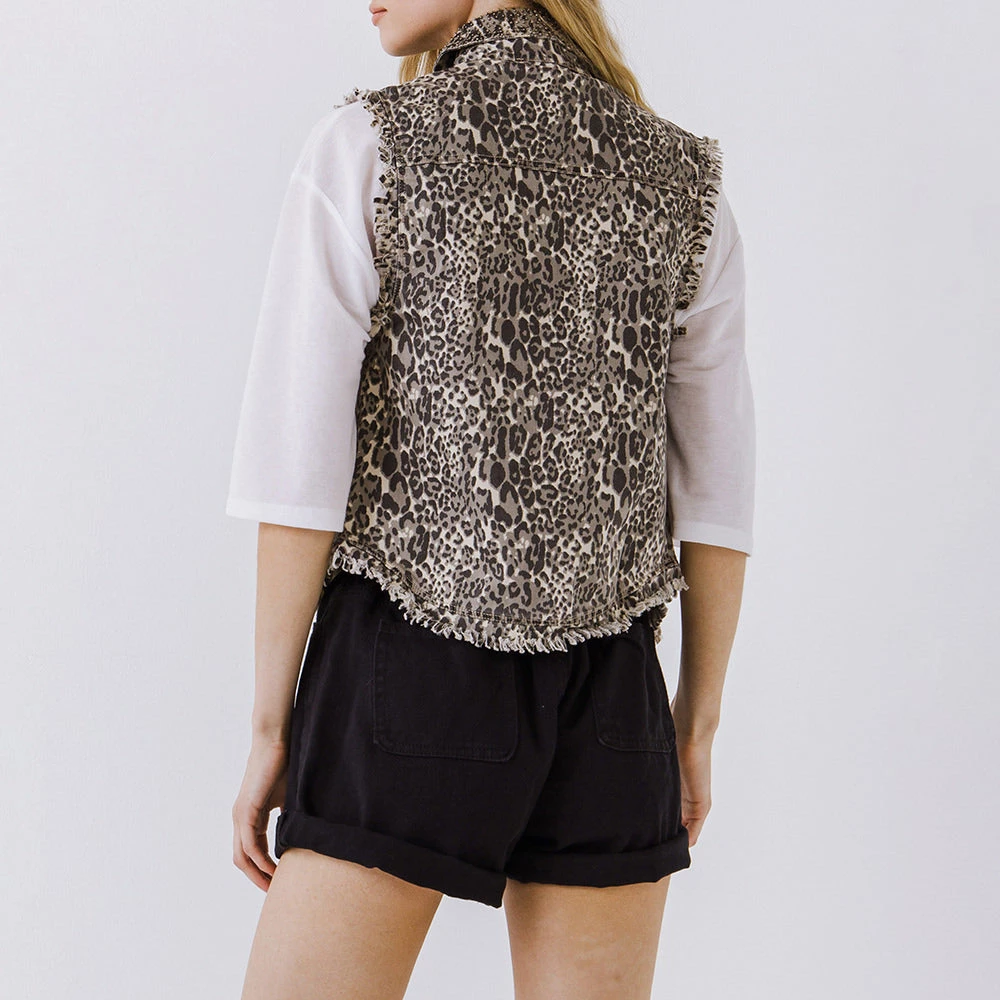 Hot Sale ❤️ ENDLESS ROSE 👩 women Animal Print Vest 🔔 3 Hot Sale ❤️ ENDLESS ROSE 👩 women Animal Print Vest 🔔 - Image 3