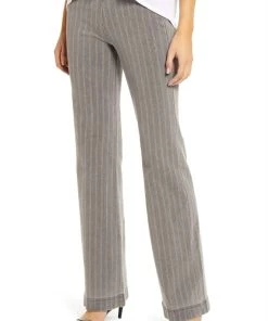 Buy 🤩 Lysse 👩 women Pattern Denim Trouser In Mid Grey Pinstripe 🌟
