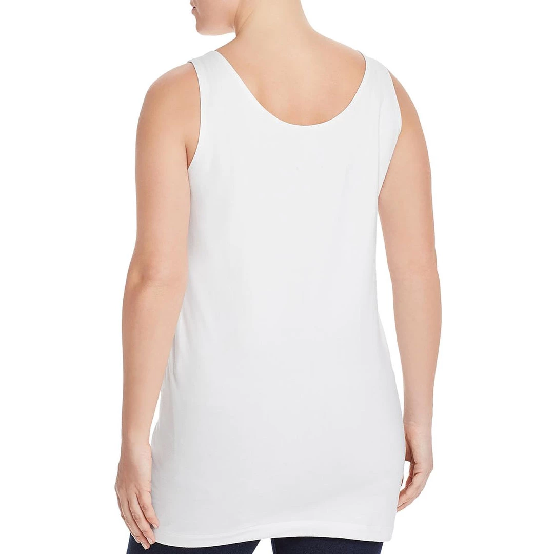 Wholesale 👍 Lysse Plus 👩 Womens Cotton Stretch Scoop Neck Tank Top ❤️ 2 Wholesale 👍 Lysse Plus 👩 Womens Cotton Stretch Scoop Neck Tank Top ❤️ - Image 2