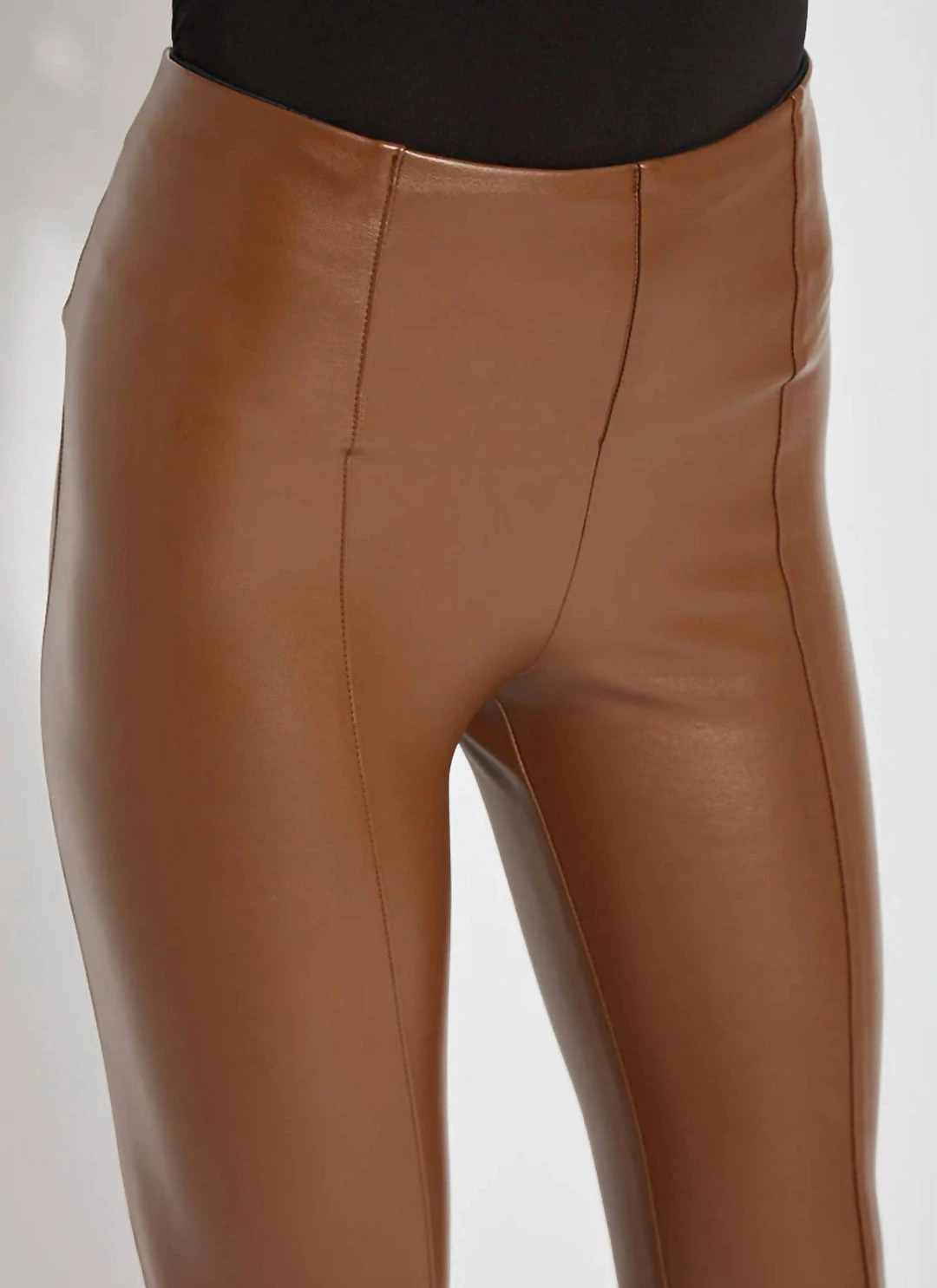 Outlet ๐ Lysse ๐ฉ women Hi Waist Vegan Leather Legging in Bronze ๐งจ 3 Outlet ๐ Lysse ๐ฉ women Hi Waist Vegan Leather Legging in Bronze ๐งจ - Image 3