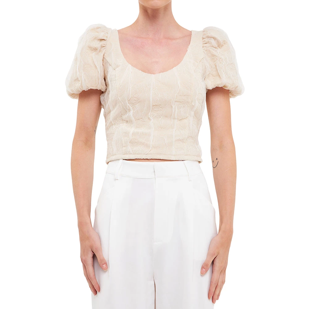 Deals 😍 ENDLESS ROSE 👩 women Stretch Texture Top ✔️ 4 Deals 😍 ENDLESS ROSE 👩 women Stretch Texture Top ✔️ - Image 4