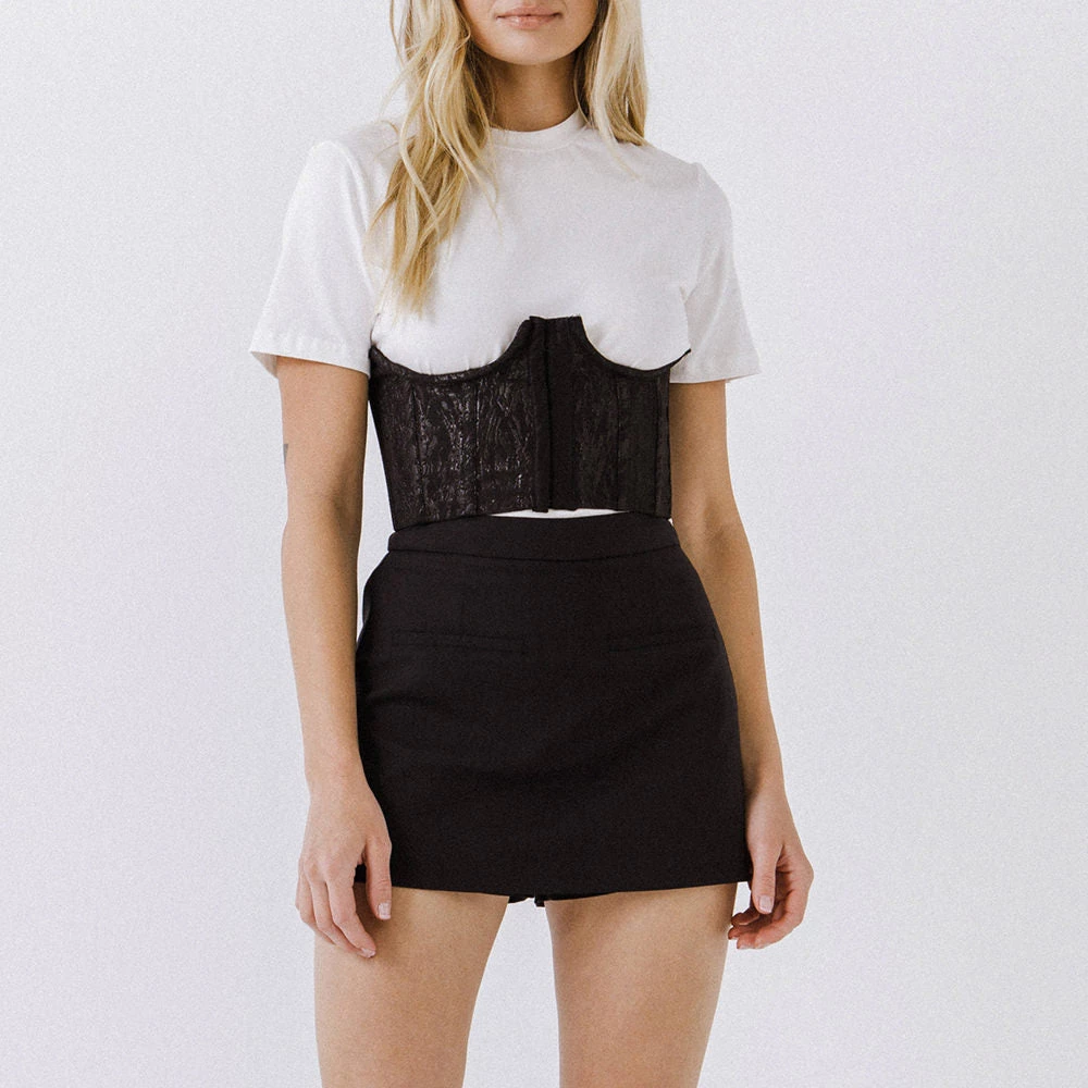 Best reviews of โญ ENDLESS ROSE ๐ฉ women Corset Contrast T-shirt ๐ฏ 1 Best reviews of โญ ENDLESS ROSE ๐ฉ women Corset Contrast T-shirt ๐ฏ