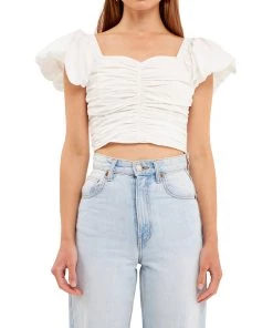 Best Sale 😍 ENDLESS ROSE 👩 women Shirring Detail Puff Sleeve Cropped Top 🎉 7 Best Sale 😍 ENDLESS ROSE 👩 women Shirring Detail Puff Sleeve Cropped Top 🎉 -White Mountain Shop fd7ee8c9b7a74de08e58f5b4be71c168 f24f7097 f7b4 4f79 a0a4 4f30c01eb1c9 1080x
