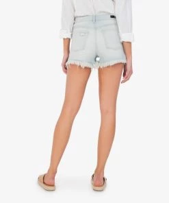 New 🌟 Kut From The Kloth 👩 women Jane High Rise Frayed Hem Short in Consciousness ❤️ -White Mountain Shop fd9c6810d0354b859270dd149ad8b2d6 1080x