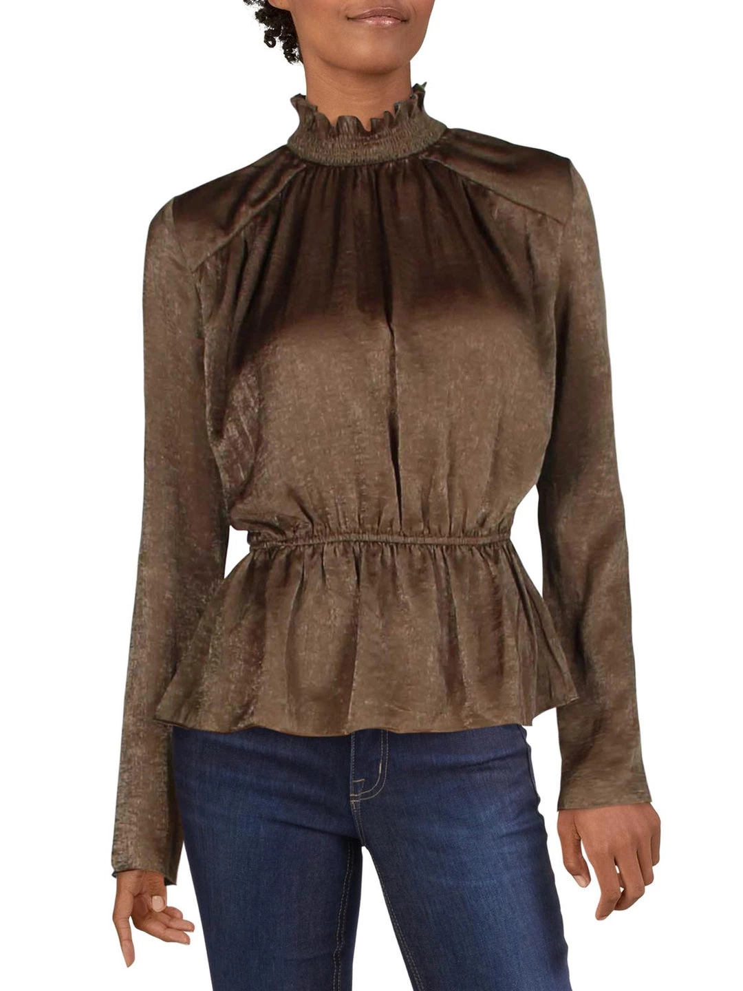 Coupon 💯 Endless Rose 👩 Womens Smocked High Neck Blouse 😀 1 Coupon 💯 Endless Rose 👩 Womens Smocked High Neck Blouse 😀